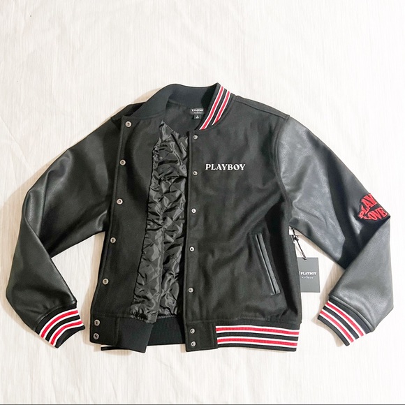 Playboy Love Club Letterman Bomber Jacket - Picture 6 of 16